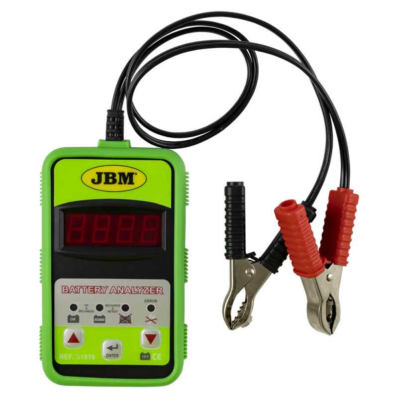 TESTEUR DE BATTERIE NUMÉRIQUE 51816 TESTEUR DE BATTERIE NUMÉRIQUE 51816
