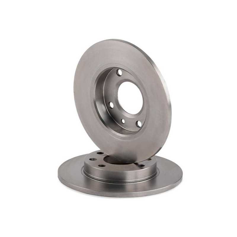 Jeu de 2 disque de freins avant EICHER pour CITROEN Saxo/C15/ZX/Visa, PEUGEOT 106,205,206,306,309,405 104545239