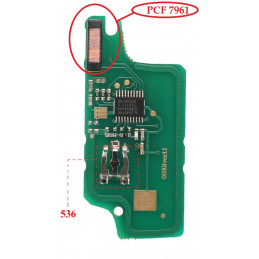 copy of Telecommande 2 boutons type 536 avec clef vierge Pour Peugeot Citroen