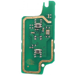 Carte electronique pour Telecommande 2 boutons de type CE0536, Frequence FSK, Transpondeur de type PCF7961 2B-536-FSK-PCF7961