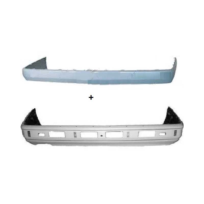 Pare choc arrière + bandeau de pare choc pour Mercedes Classe E W124 jusqu'à 06/93 A PEINDRE ME0150112+ME0150106A Pare choc arrière + bandeau de pare choc pour Mercedes Classe E W124 jusqu'à 06/93 A PEINDRE ME0150112+ME0150106A