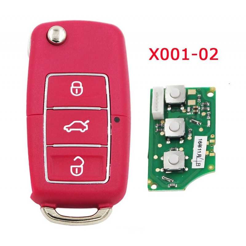 Telecommade universelle avec Coque de clé Rose X001