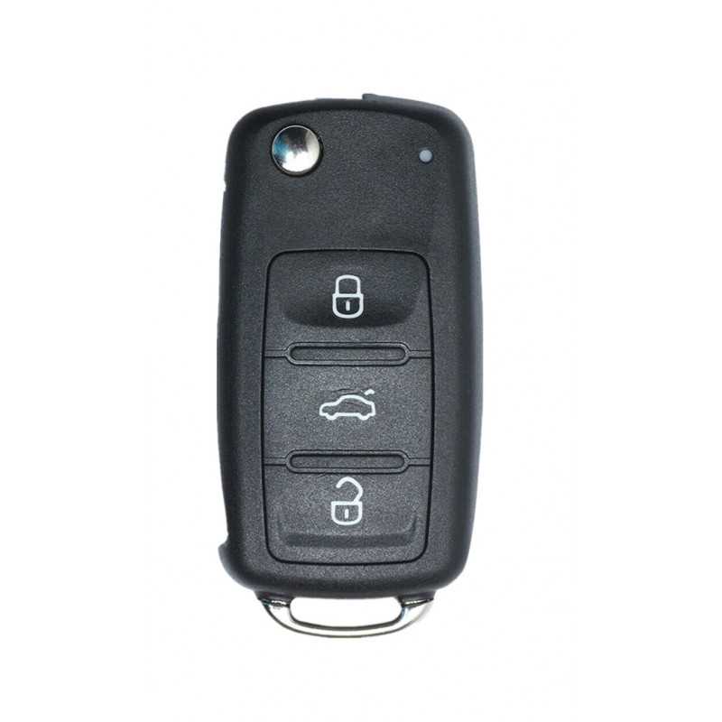 Telecommade universelle avec Coque de clé noire KeyEcu X007 Noir Telecommade universelle avec Coque de clé noire KeyEcu X007 Noir