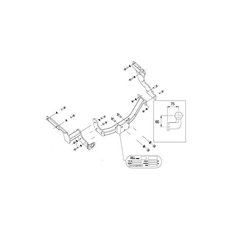 Attelage fixe pour Transit Connect/Tourneo Connect 031-311