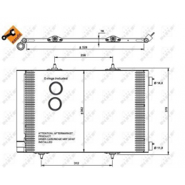 Condensateur de climatisation 35779