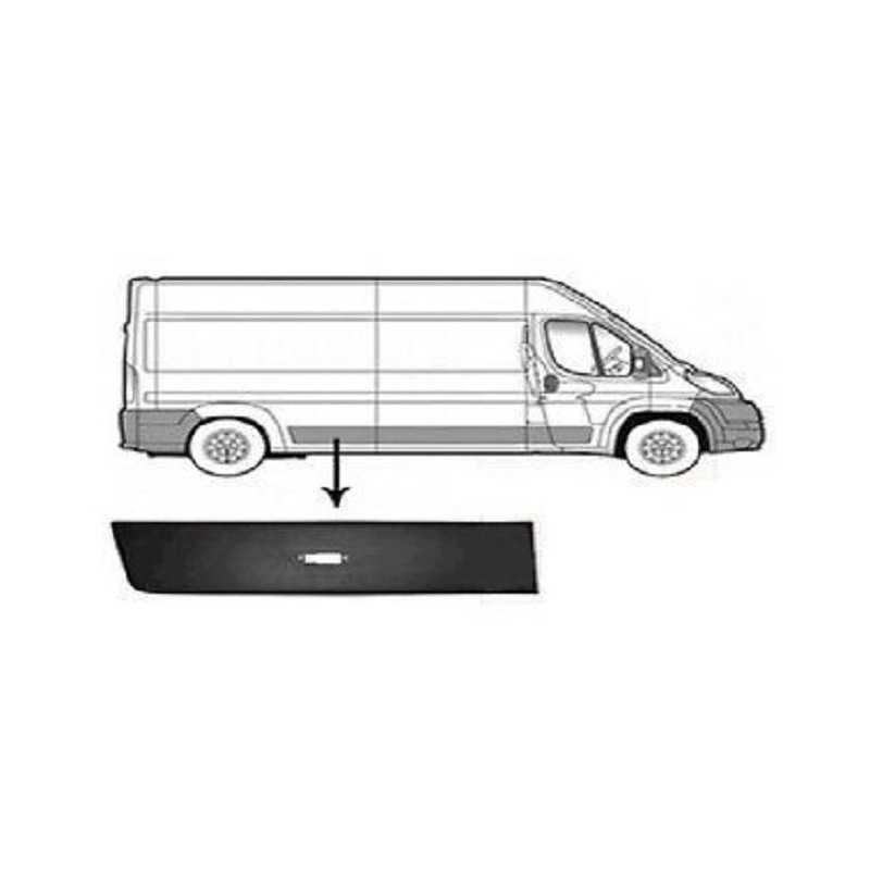 Baguette de protection latérale droite pour Citroen Jumper Fiat Ducato Peugeot Boxer M1347