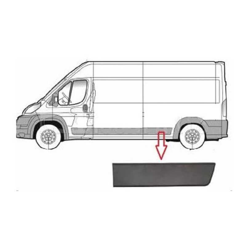 Baguette de protection latérale gauche pour Citroen Jumper Fiat Ducato Peugeot Boxer M1314 Baguette de protection latérale gauche pour Citroen Jumper Fiat Ducato Peugeot Boxer M1314