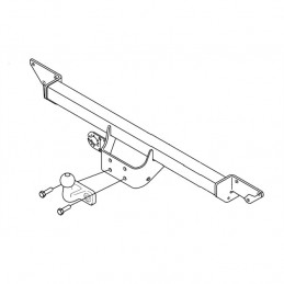 Attelage Fixe pour Opel Vivaro Nissan Primastar Renault Trafic 2 040-442