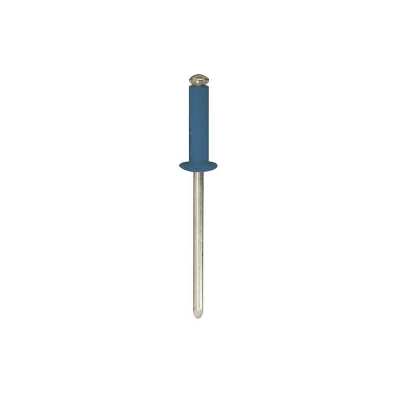 Rivets epanouis peints standard ou special plaque bleu Restagraf Ref: 4931 4931