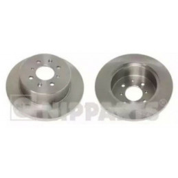 Jeu de 2 disques de frein arrière NIPPARTS pour Honda Civic 6 7 j3314018