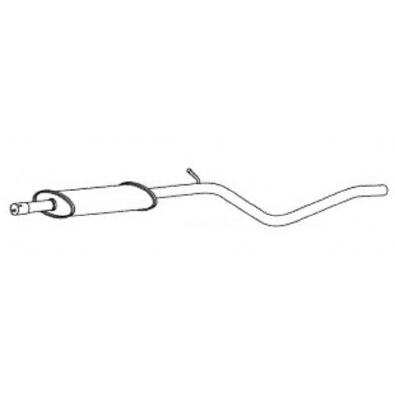 Silencieux central ROMAX pour Dacia Sandero STEPWAY 1.6 09 2 013 Silencieux central ROMAX pour Dacia Sandero STEPWAY 1.6 09 2 013