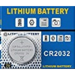 1 Pile bouton CR2032 3V Lithium CR2032