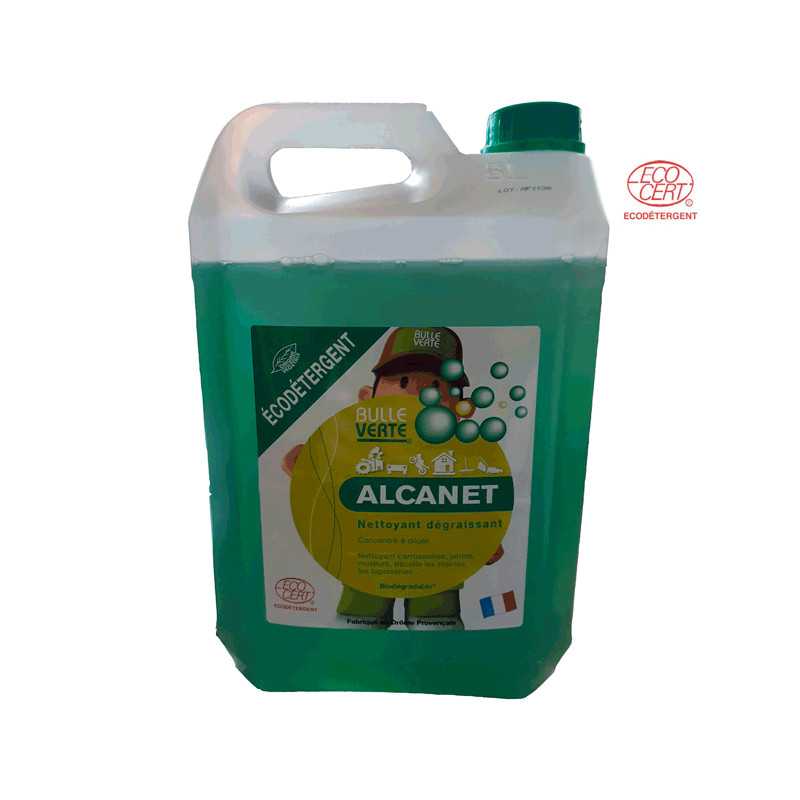 Dégraissant Alcanet Recharge à diluer 5Kg Bulle Verte 0823PRB Dégraissant Alcanet Recharge à diluer 5Kg Bulle Verte 0823PRB