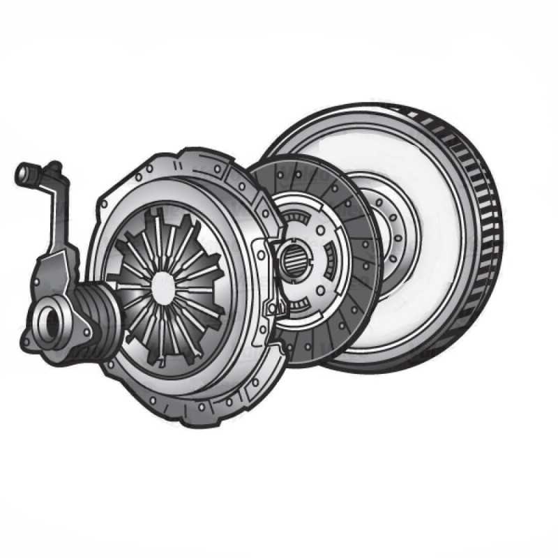 Kit d'embrayage + Volant moteur fixe pour Ford Focus 2 1.8 Tdci 633590131+FSC4061.10