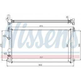 Radiateur moteur pour Nissan Interstar Opel Movano Renault Master 2 R10970