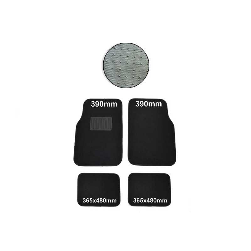 JEU DE 4 TAPIS EN MOQUETE + TALONETE