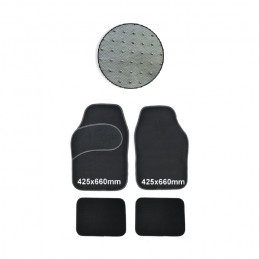 JEU DE 4 TAPIS EN MOQUETE + TALONETE...