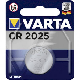 1 PILE CR2025 LITHIUM 3V 165mAh VARTA CR2025