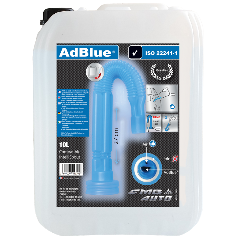 ADBLUE avec bec verseur intégré 10L ADBLUE