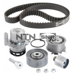 Pompe à eau + kit distribution SNR pour Audi A3 Seat Leon Toledo 3 Skoda Octavia 2 VW Passat Golf 5 KDP457.610