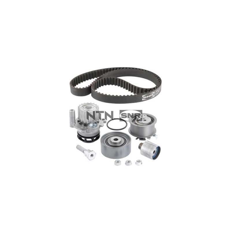 Pompe à eau + kit distribution SNR pour Audi A3 Seat Leon Toledo 3 Skoda Octavia 2 VW Passat Golf 5 KDP457.610