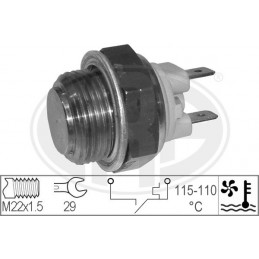 Interrupteur de température, ventilateur de radiateur pour Mercedes-Benz Classe 5 Vito SAAB 9000 Land Rover Defender Discover...