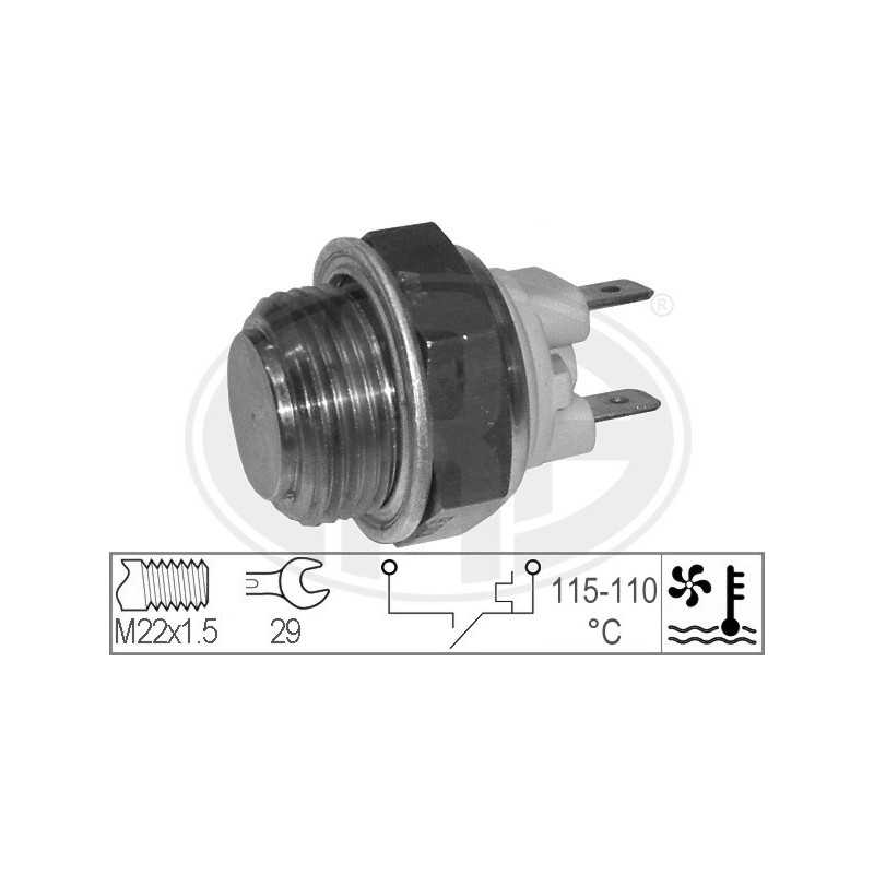 Interrupteur de température, ventilateur de radiateur pour Mercedes-Benz Classe 5 Vito SAAB 9000 Land Rover Defender Discover...