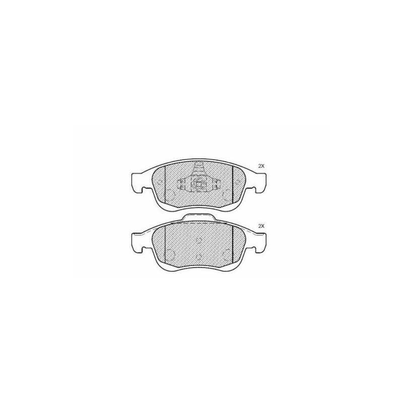 Kit de plaquettes de frein, frein à disque pour Dacia Dokker Duster Renault Captur Scénic Mégane