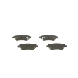 Jeu de 4 plaquettes de frein avant BOSCH pour Renault Megane III Coupé 0 986 494 551