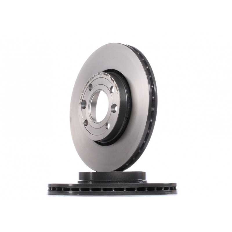 Jeu 2 disques de frein avant BREMBO pour Dacia Dokker Lodgy Lada Vesta Mercedes-Benz Citan Renault Captur Clio IV Kangoo Zoe ...