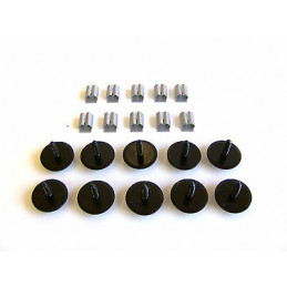 Kit de clips pour protections de moteur pour Mercedes-Benz 190 Classe C Classe E RX90230