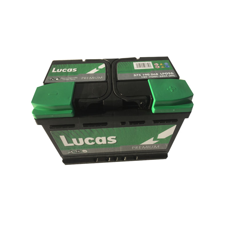 Batterie de démarrage Lucas Premium L3 LP096 12V 75Ah / 680A LP096