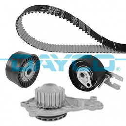 Pompe à eau + kit de courroie de distribution DAYCO pour Citroën C3 Ford Fiesta Mk6 Peugeot 2008 206 207 208 KTBWP8570