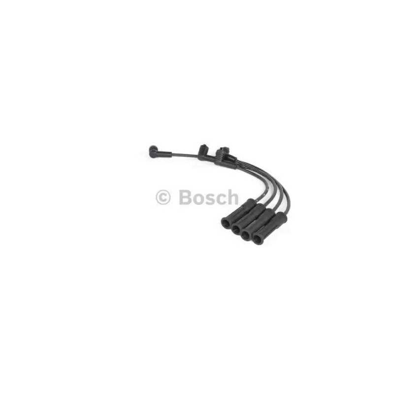 Jeu cable d'allumage, fils bougie BOSCH pour Dacia Logan Sandero Renault Kangoo Logna Megane 1 Thalia 0 986 357 256