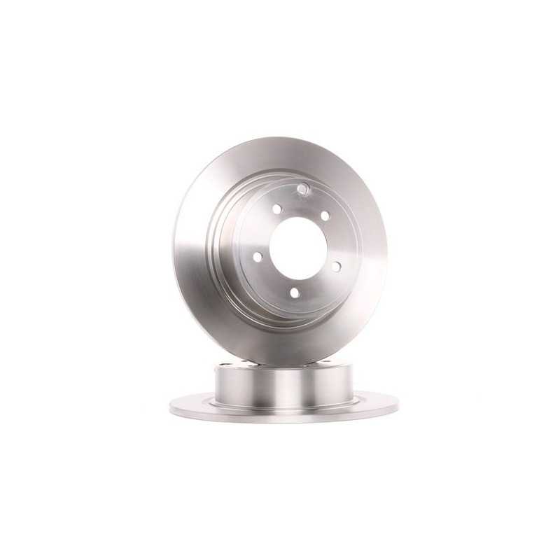 Disques De Frein Bosch BD1284 | Diamètre 260 Mm, Épaisseur 10 Mm | Type Plein, 5 Troux | Certification ECE-R90 | Jeu De 2