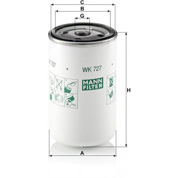 Filtre à carburant pour Renault B...