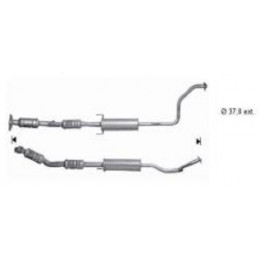 Catalyseur (pot catalytique) pour Toyota Prius 1.5 55 1 133