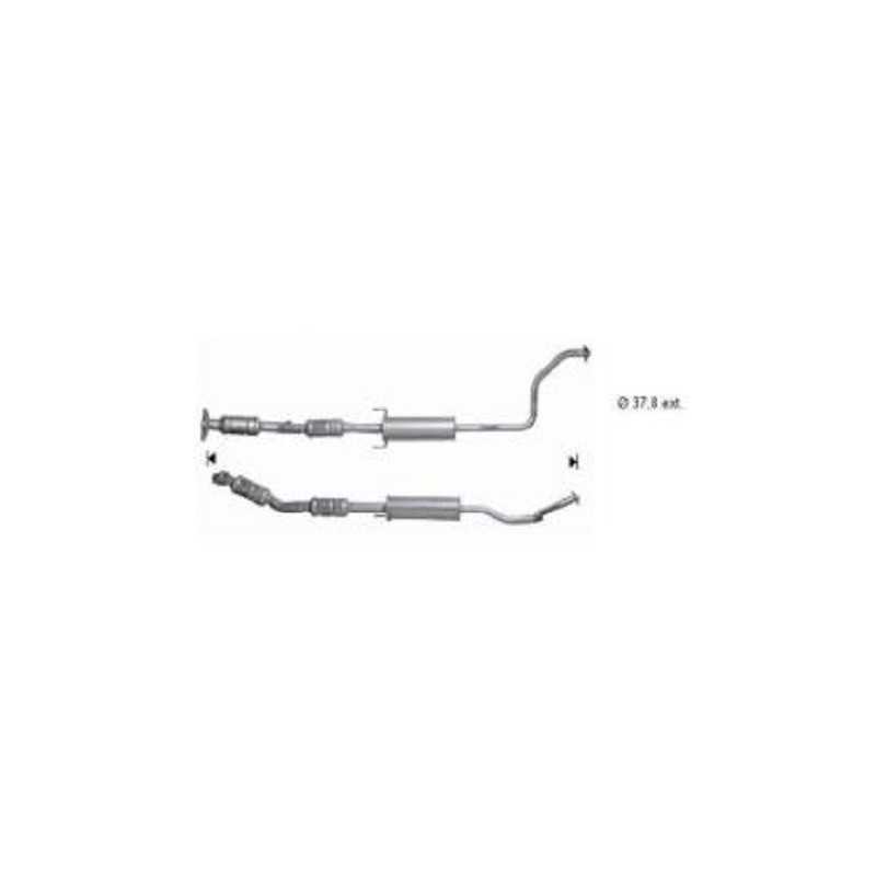 Catalyseur (pot catalytique) pour Toyota Prius 1.5 55 1 133 Catalyseur (pot catalytique) pour Toyota Prius 1.5 55 1 133