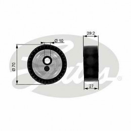 Galet enrouleur courroie accessoire...