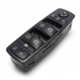 Commande, bouton, interrupteur, platine de leve vitre avant gauche pour Mercedes Classe A W169 Classe B W245 EWSME008