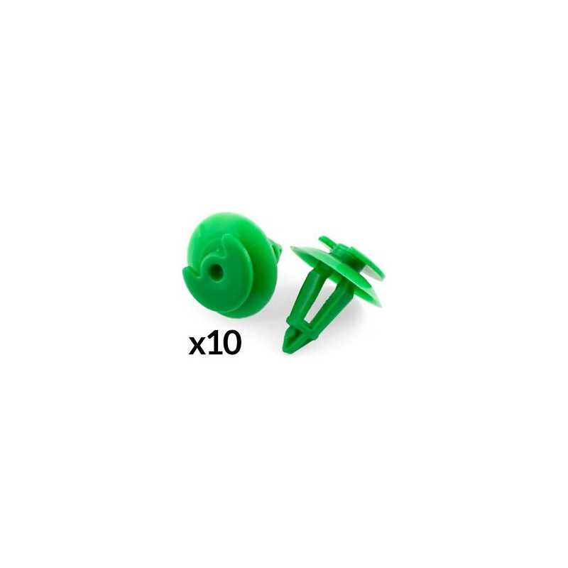10 clips baguette de porte Audi Volkswagen 893867290