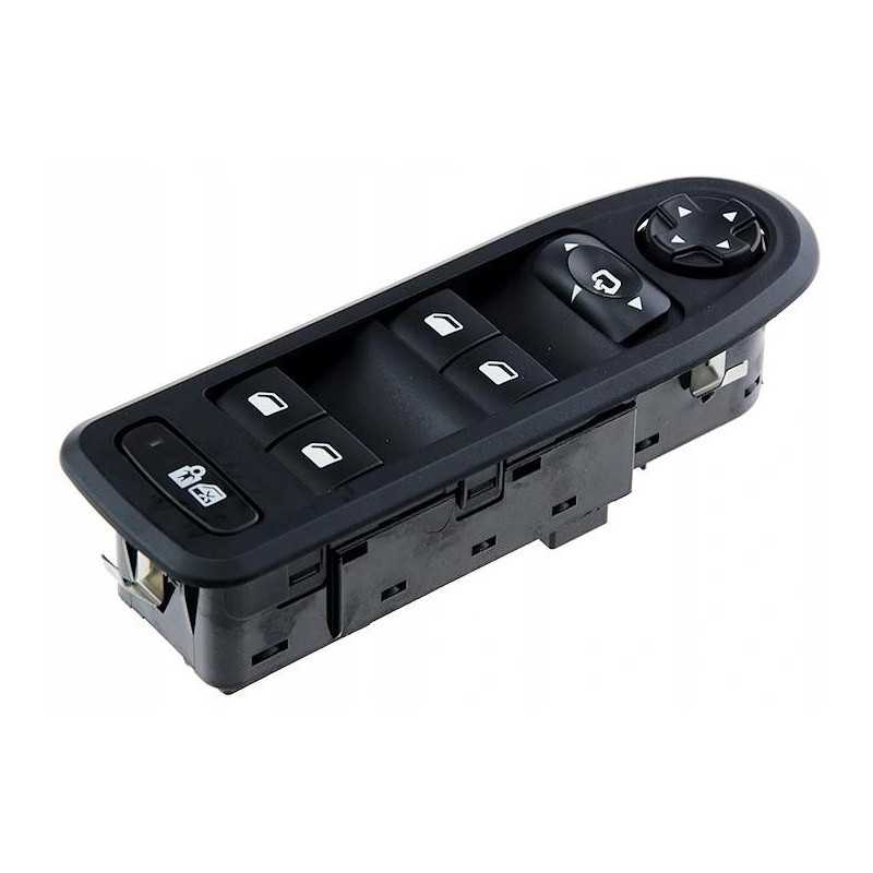 Platine, bouton avant gauche pour Citroen C4 ph 2 C5 ph 3 Peugeot 308 508 3008 5008