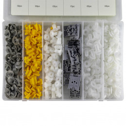 COFFRET DE CLIPS EN PLASTIQUE POUR RENAULT 300 PCS 52897