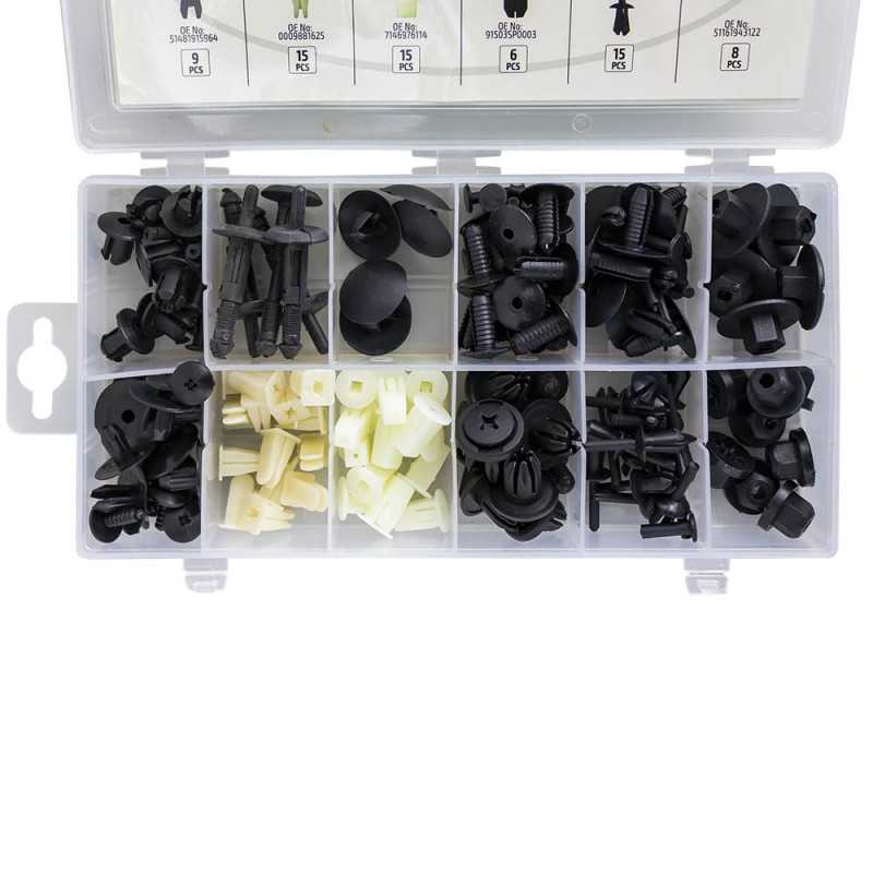 KIT DE 112 CLIPS POUR HABILLAGE INTERIEUR BMW MINI
