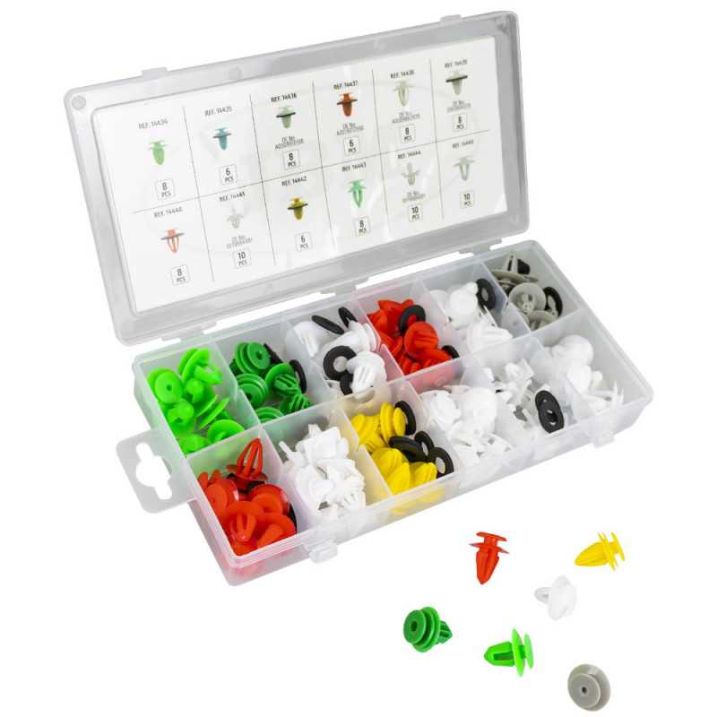 KIT DE 96 CLIPS POUR PANNEAUX DE PORTE/MOULURES MERCEDES-BENZ
