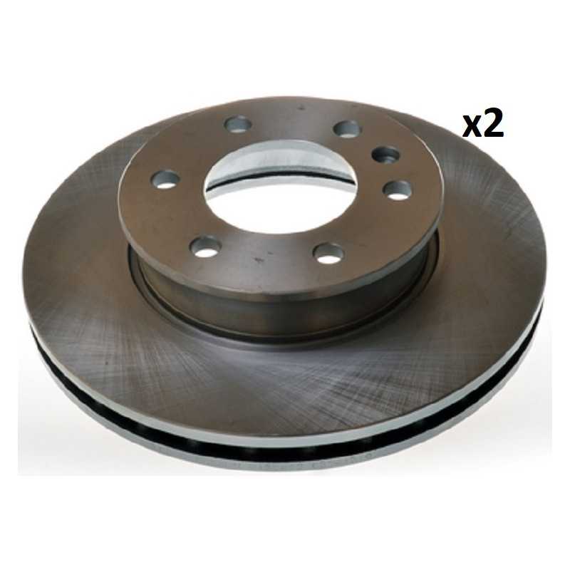 Jeu de 2 Disques de frein avant pour Mercedes Sprinter Vw Crafter 30-35 30-50 B130452