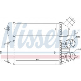 Intercooler, échangeur NISSENS pour Citroen Jumpy Fiat Scudo Peugeot Expert 1.6 2.0 4881255