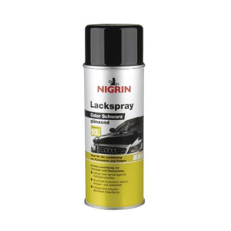 Laque en aérosol 400ml Noir brillant NIG74113 Laque en aérosol 400ml Noir brillant NIG74113