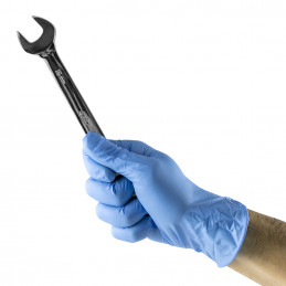BOITE GANTS BLEUS EN NITRILE TAILLE XL