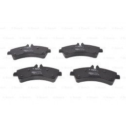 Jeu de 4 plaquettes de frein arrière BOSCH pour Mercedes Sprinter 4-t 4.6-t 5-t Vw Crafter 30-50 0 986 494 122